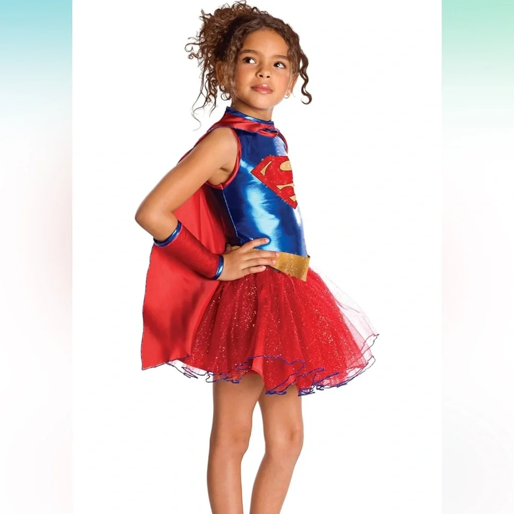 Rubie's Justice League Child's Supergirl Tutu Dress size Medium 5 - 7